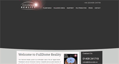 Desktop Screenshot of fulldomereality.com